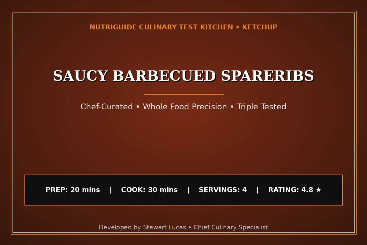 Saucy Barbecued Spareribs
