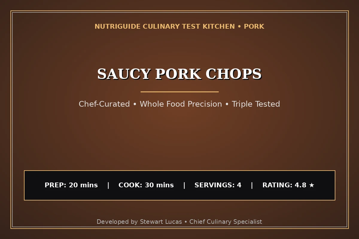 Saucy Pork Chops