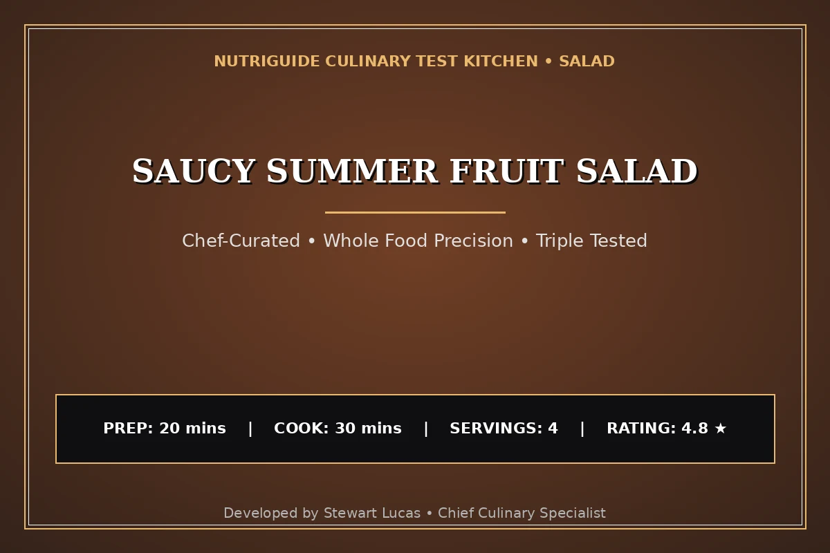 Saucy Summer Fruit Salad