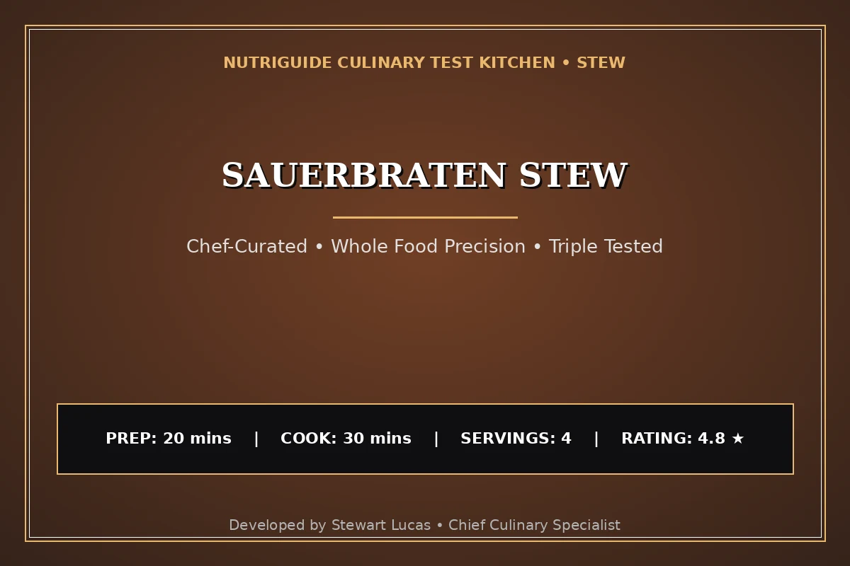 Sauerbraten Stew