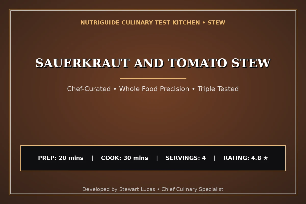 Sauerkraut And Tomato Stew