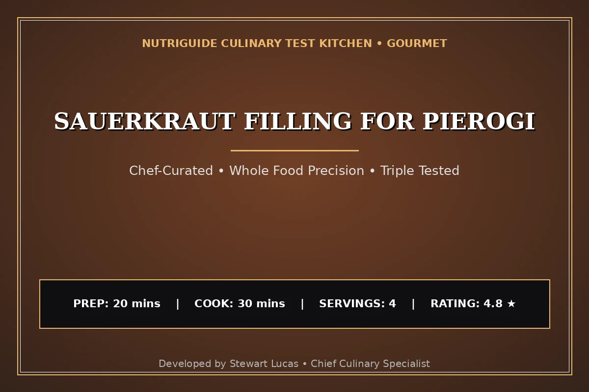 Sauerkraut Filling For Pierogi
