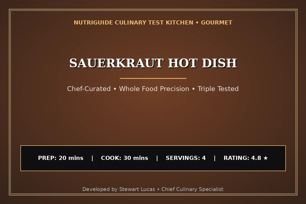 Sauerkraut Hot Dish