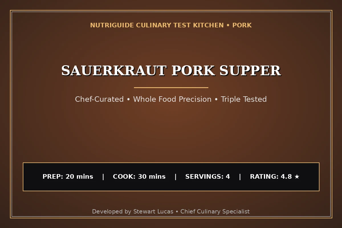 Sauerkraut Pork Supper