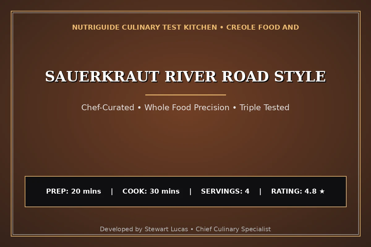 Sauerkraut River Road Style