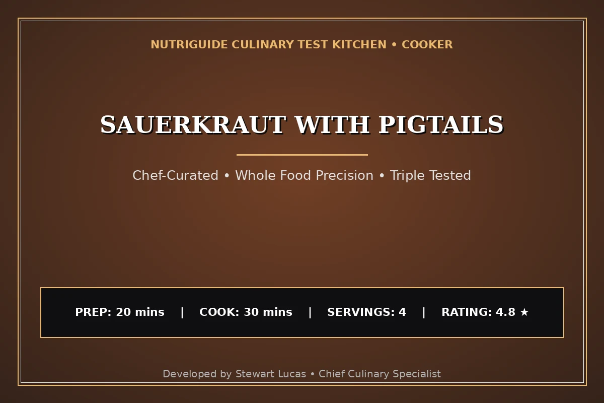 Sauerkraut With Pigtails