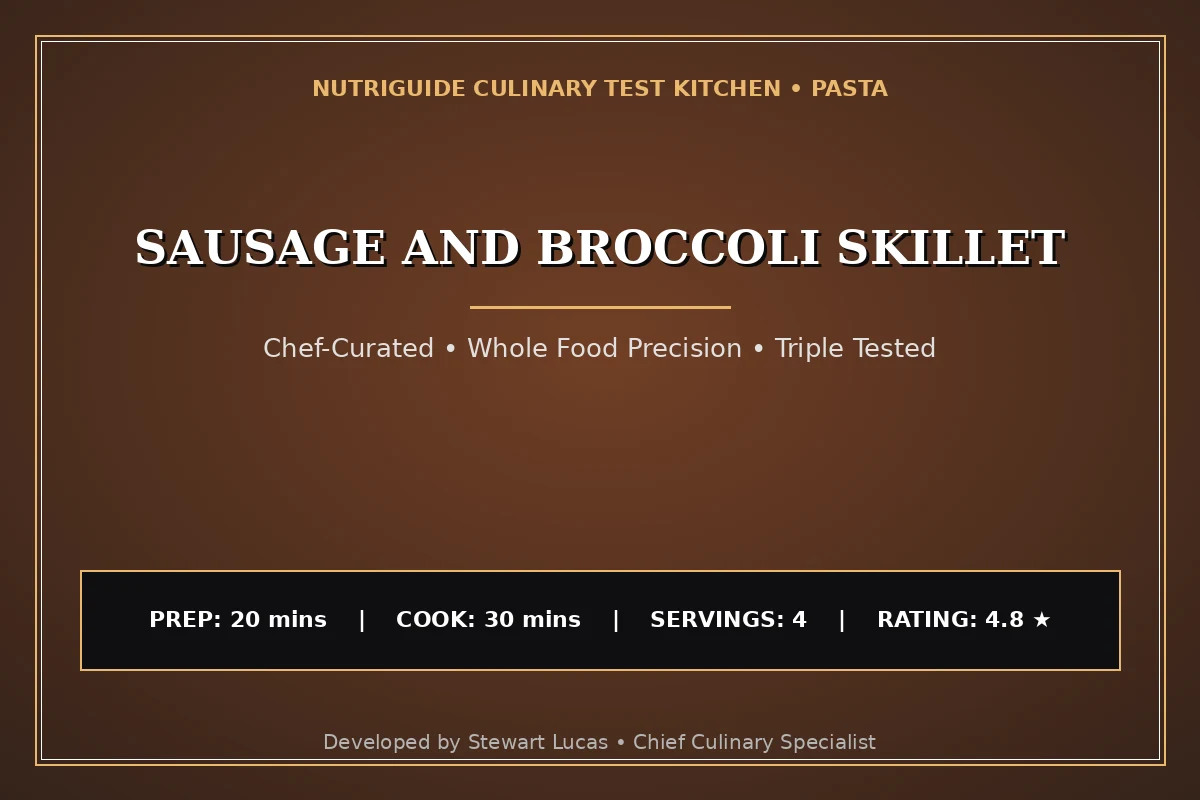 Sausage And Broccoli Skillet