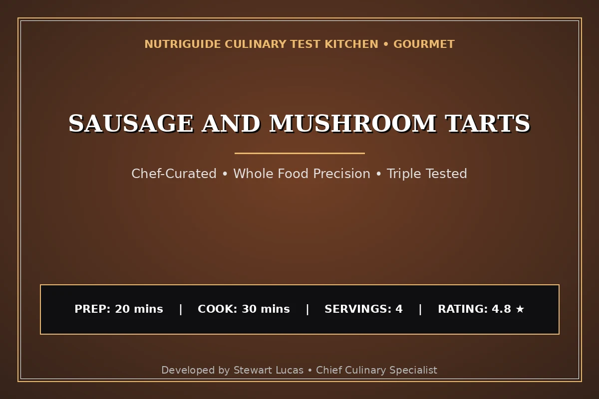 Sausage And Mushroom Tarts