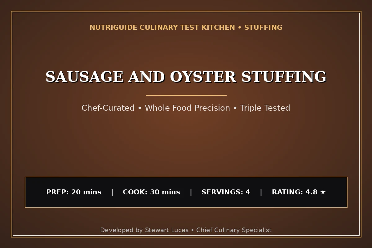 Sausage And Oyster Stuffing