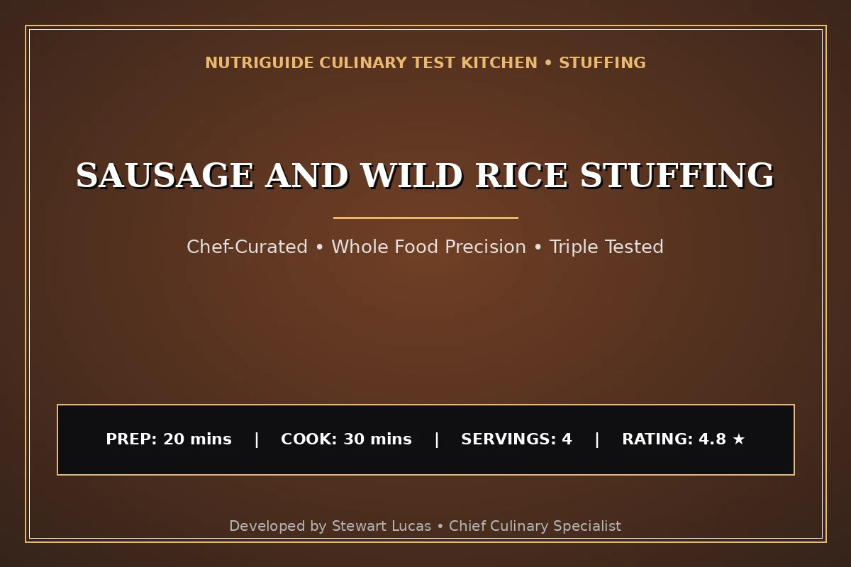 Sausage And Wild Rice Stuffing