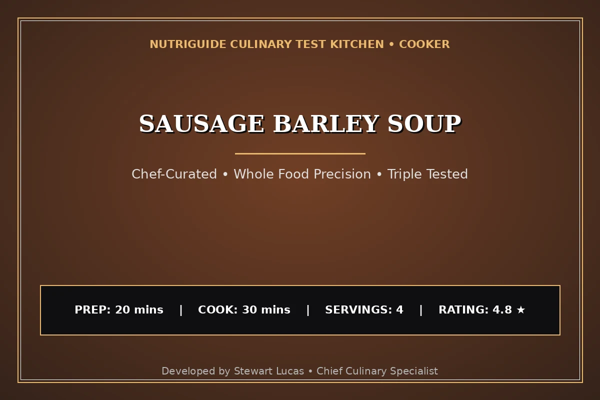 Sausage Barley Soup