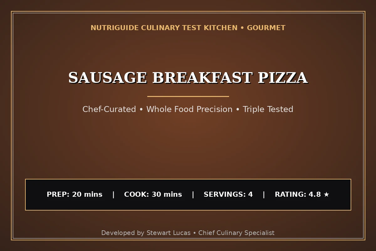 Sausage Breakfast Pizza