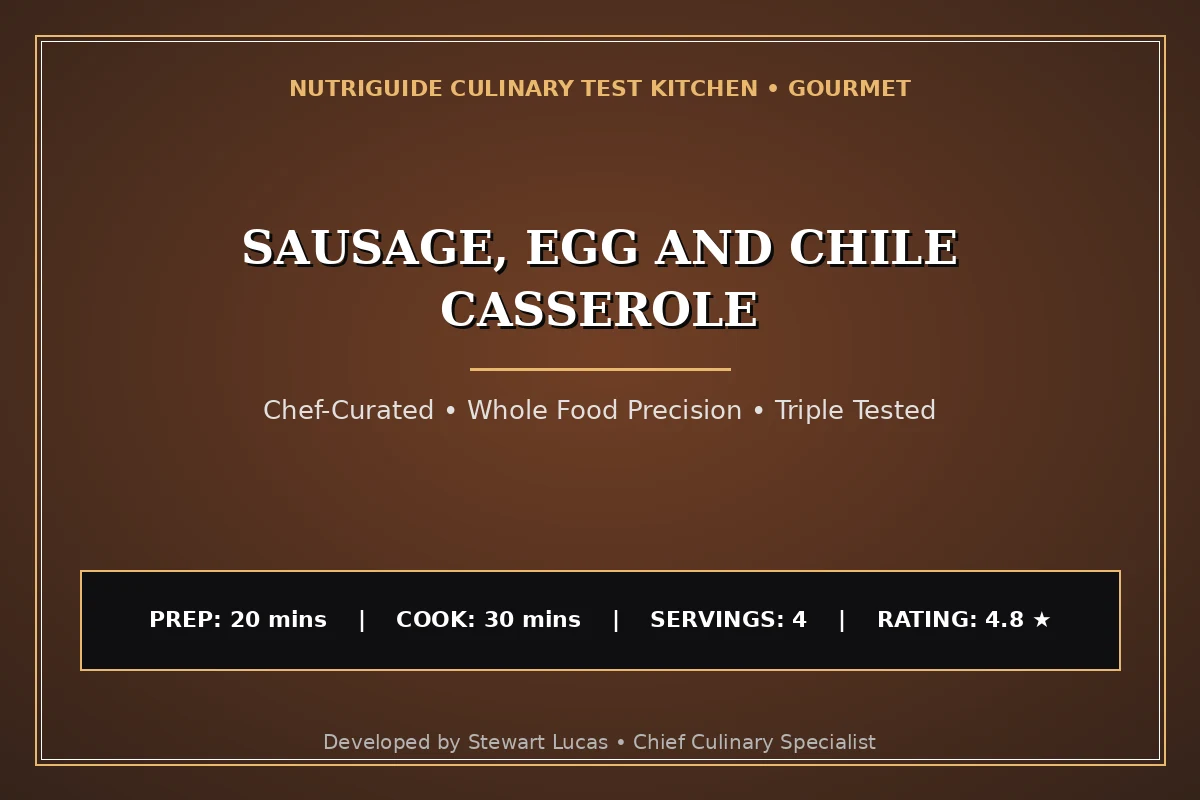 Sausage, Egg And Chile Casserole