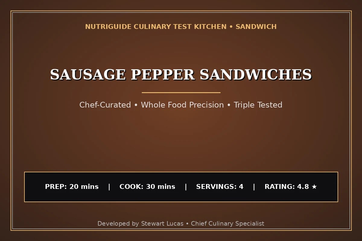Sausage Pepper Sandwiches