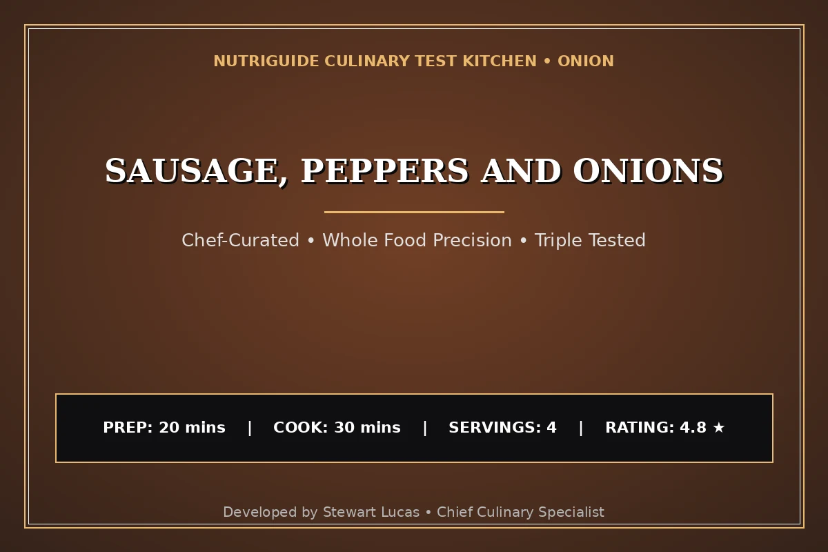 Sausage, Peppers And Onions