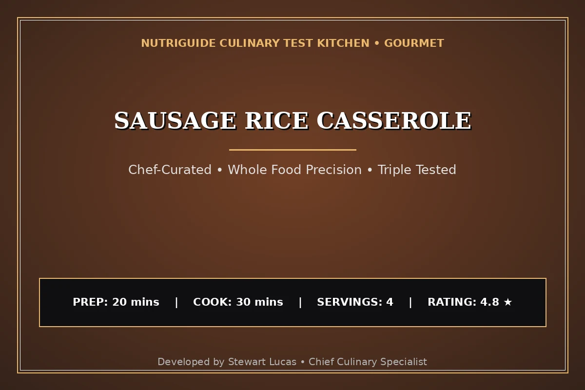 Sausage Rice Casserole