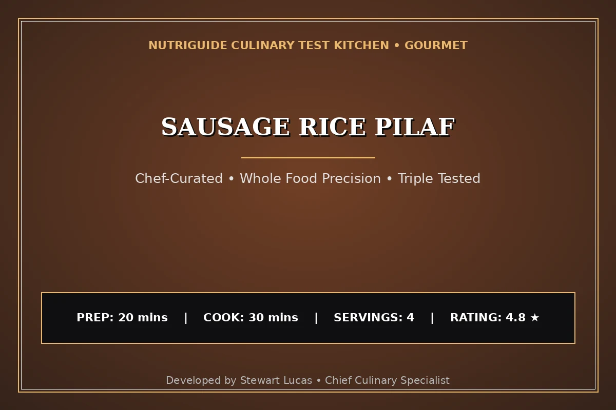 Sausage Rice Pilaf