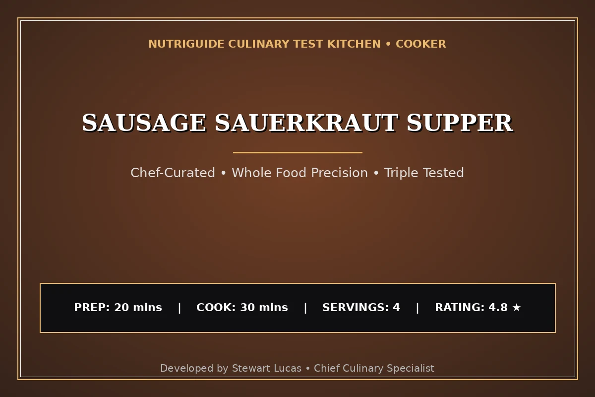 Sausage Sauerkraut Supper
