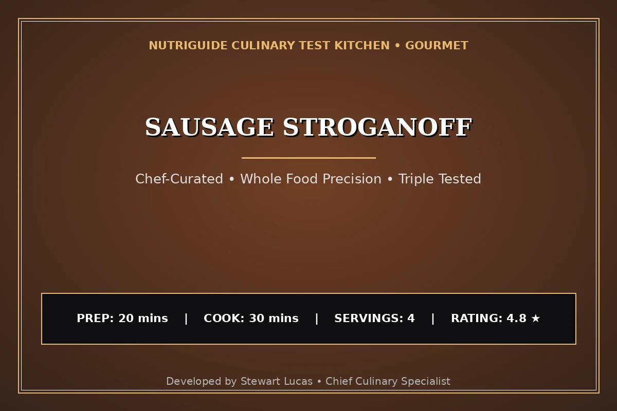 Sausage Stroganoff