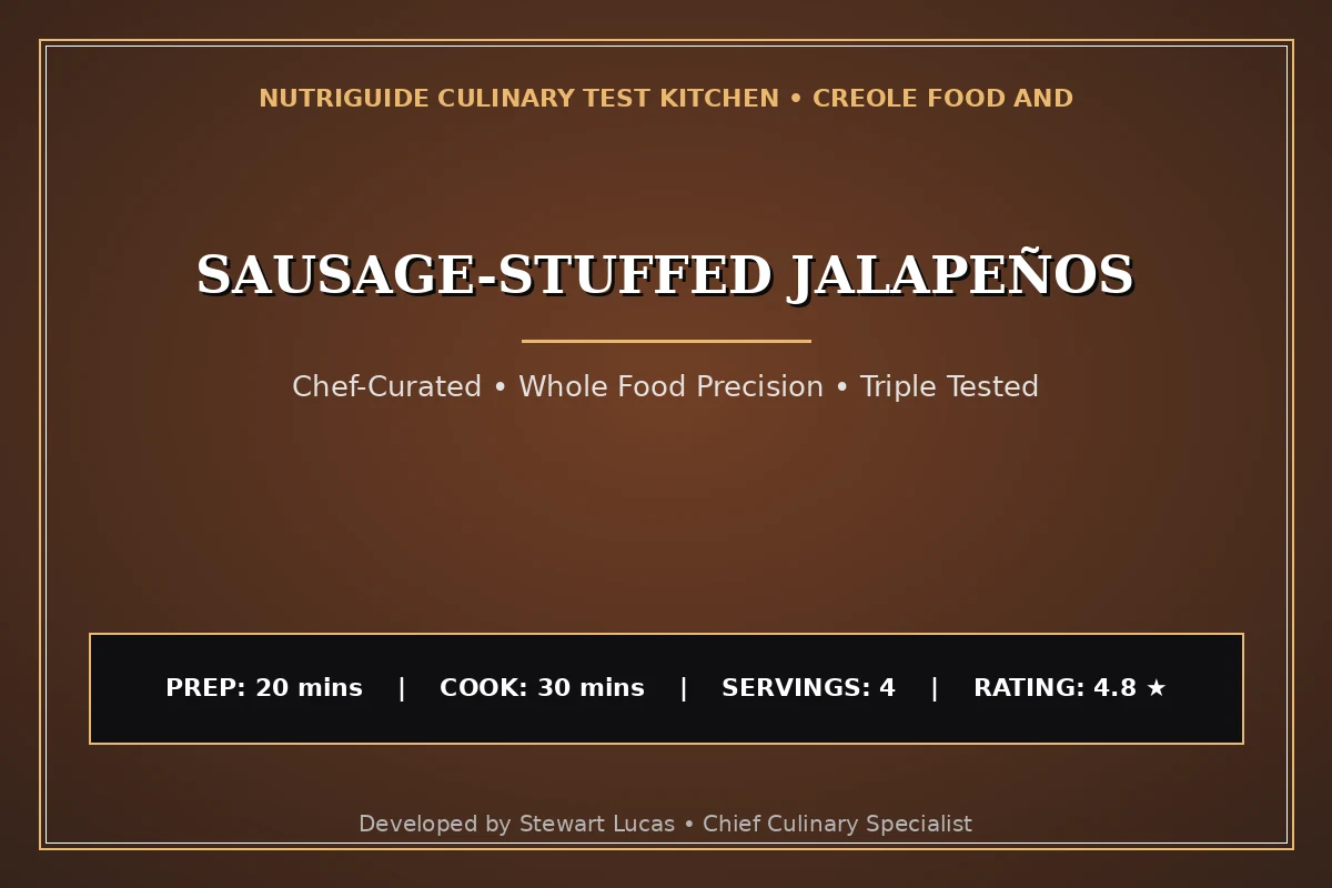 Sausage-Stuffed Jalapeños