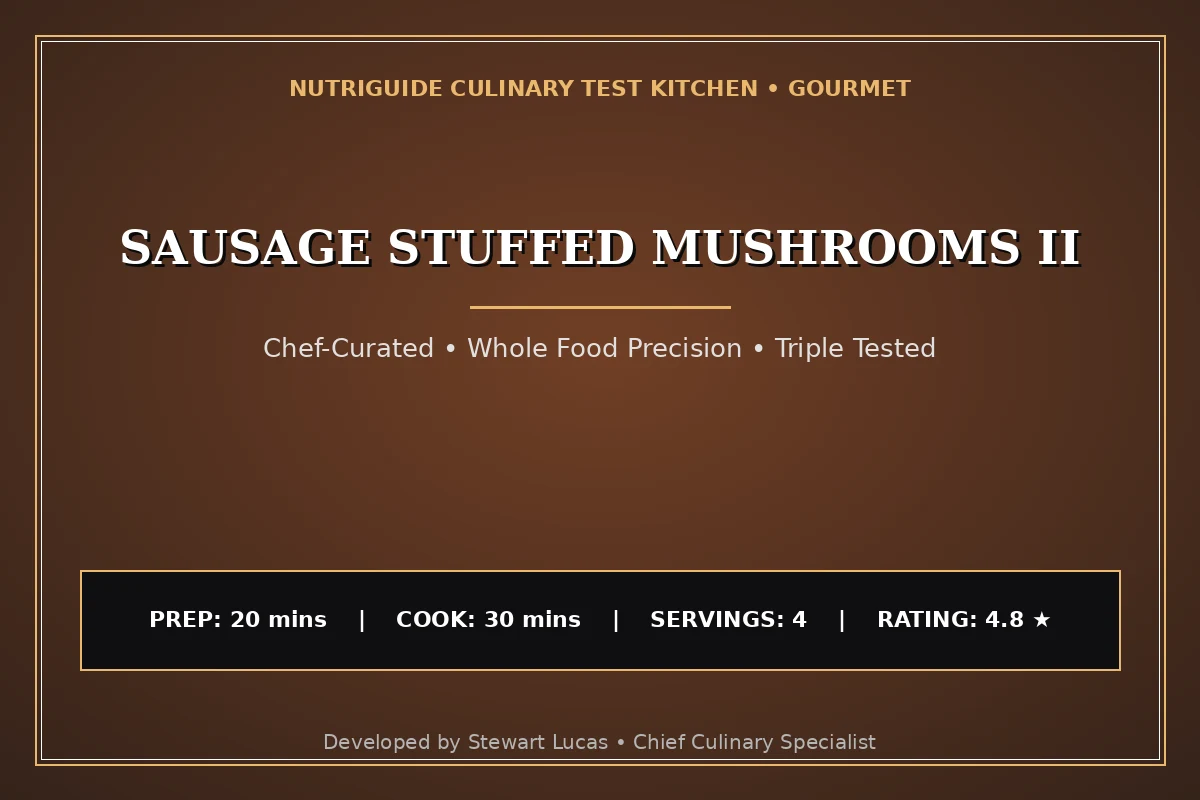 Sausage Stuffed Mushrooms Ii