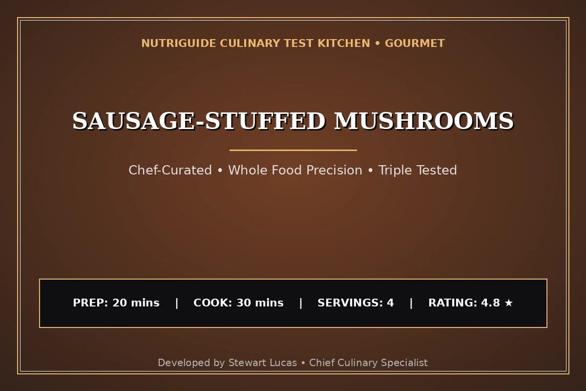 Sausage-Stuffed Mushrooms