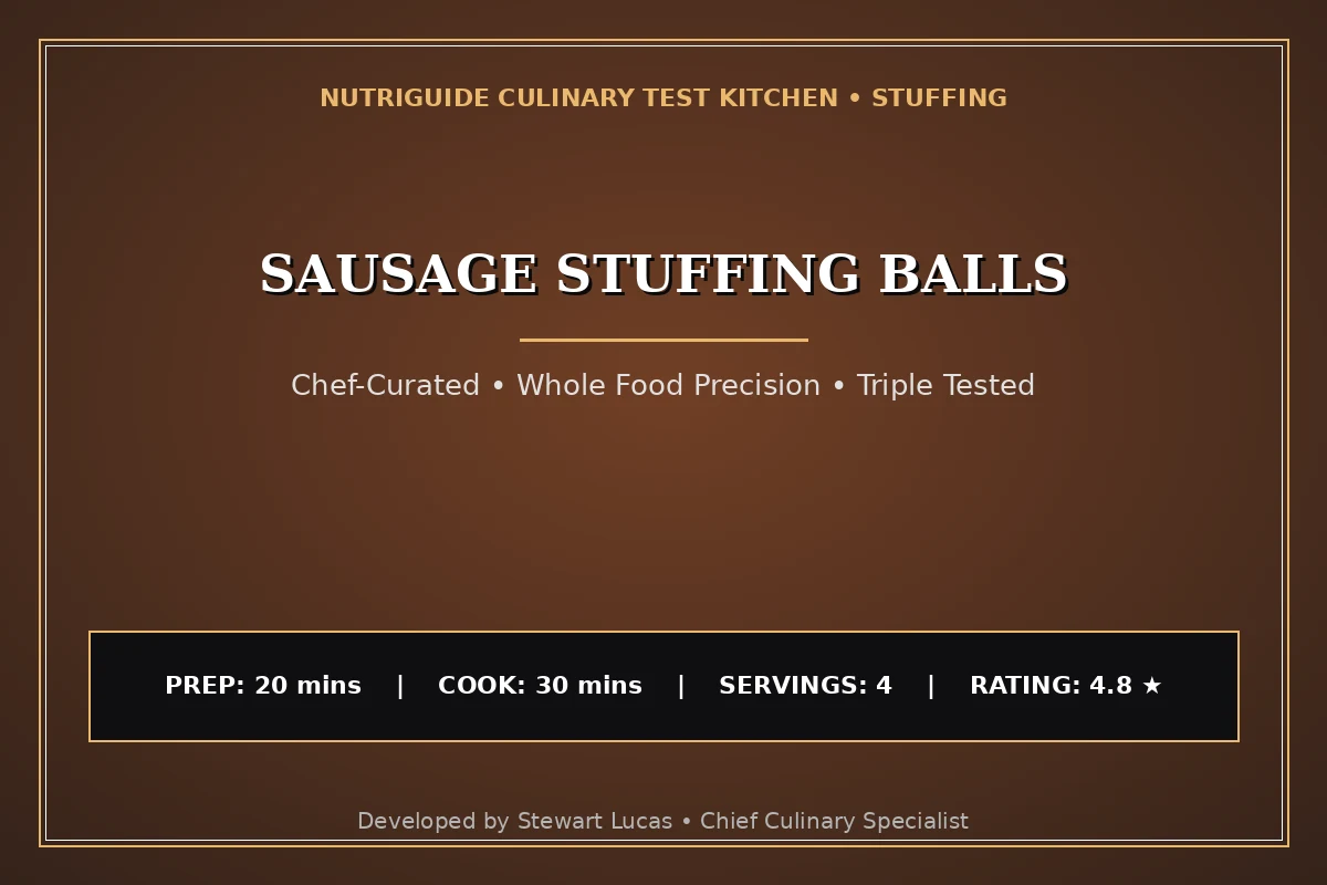 Sausage Stuffing Balls