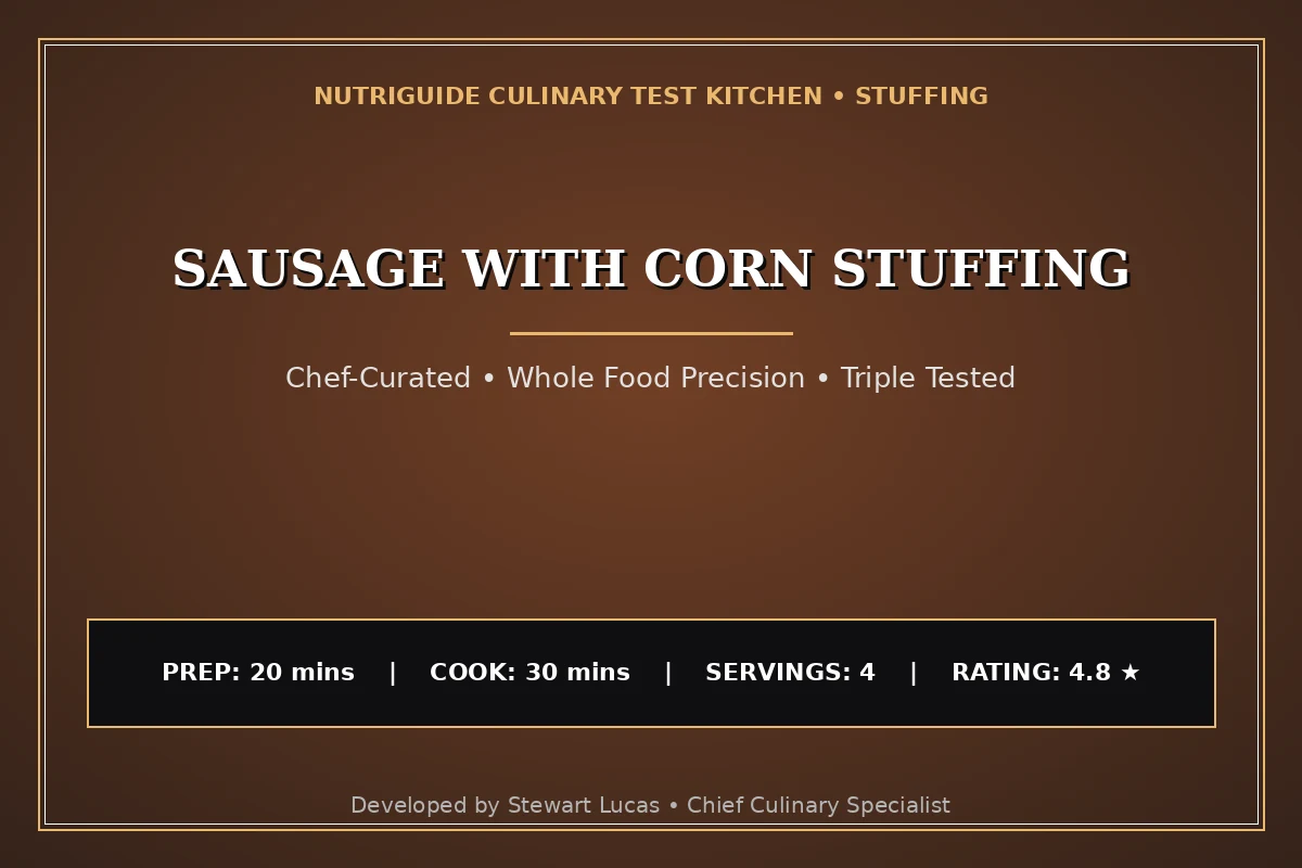 Sausage With Corn Stuffing