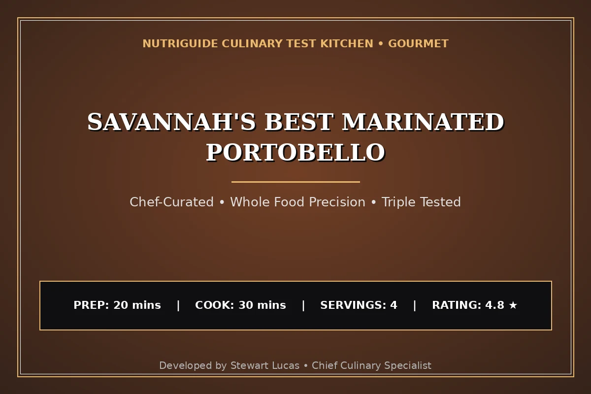 Savannah'S Best Marinated Portobello