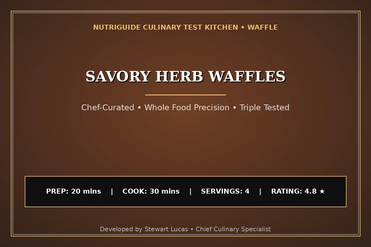 Savory Herb Waffles