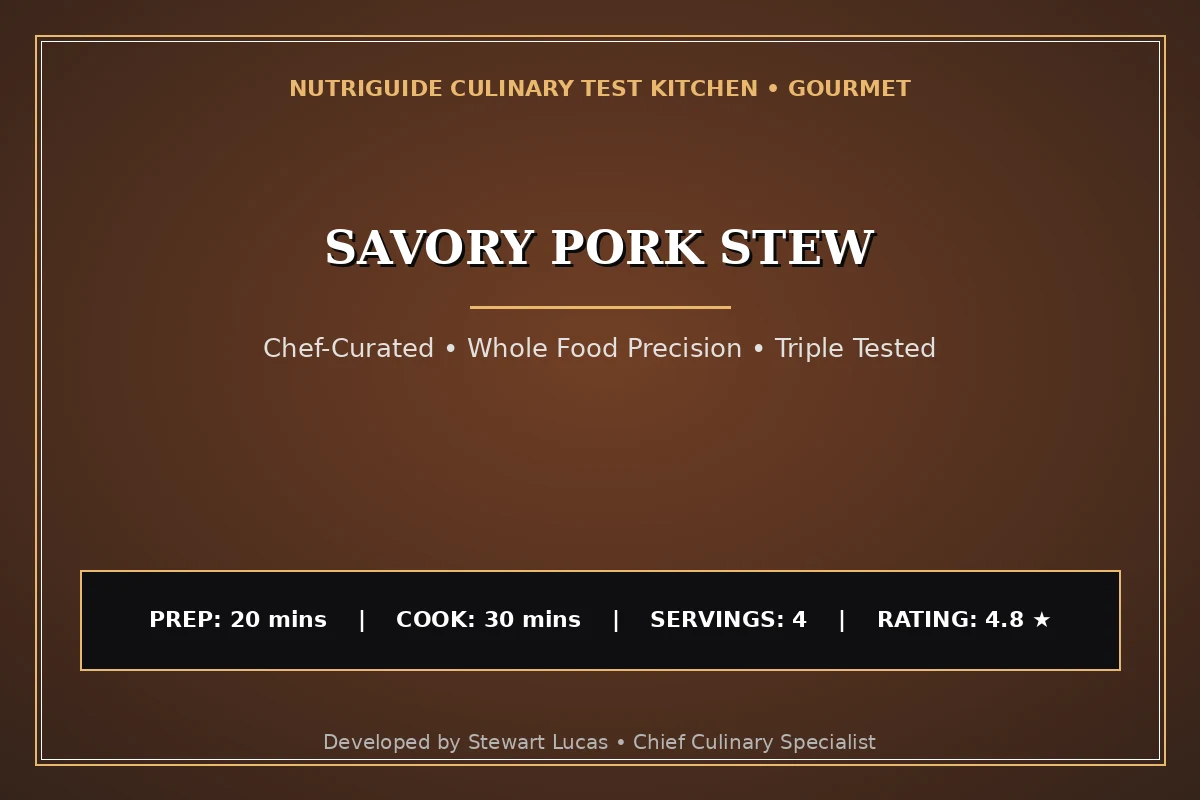Savory Pork Stew