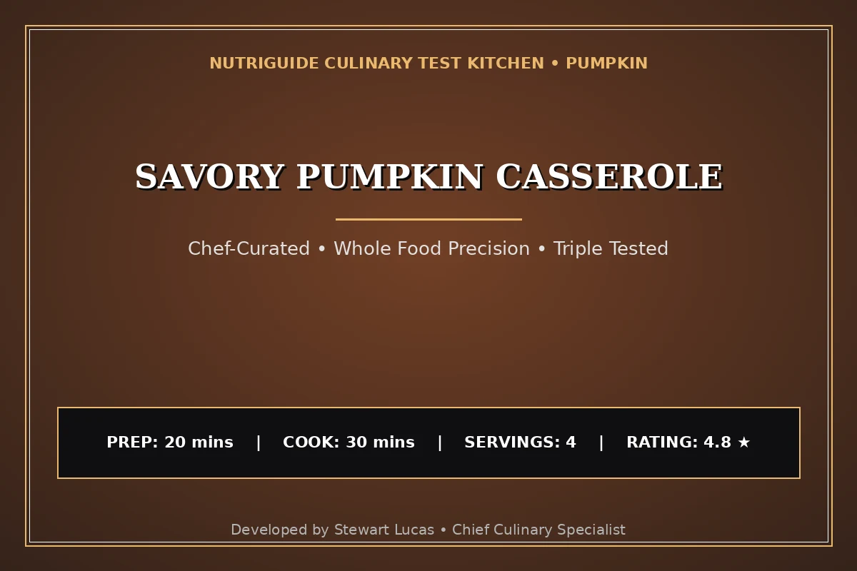 Savory Pumpkin Casserole