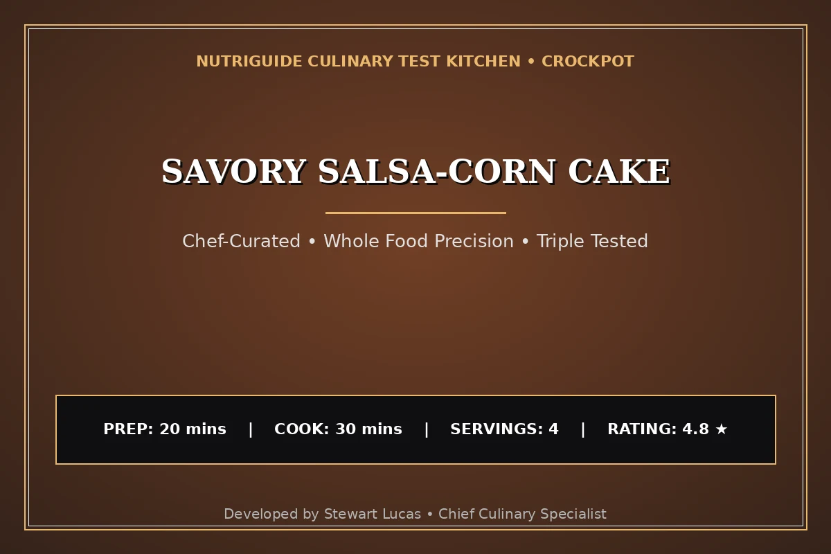 Savory Salsa-Corn Cake