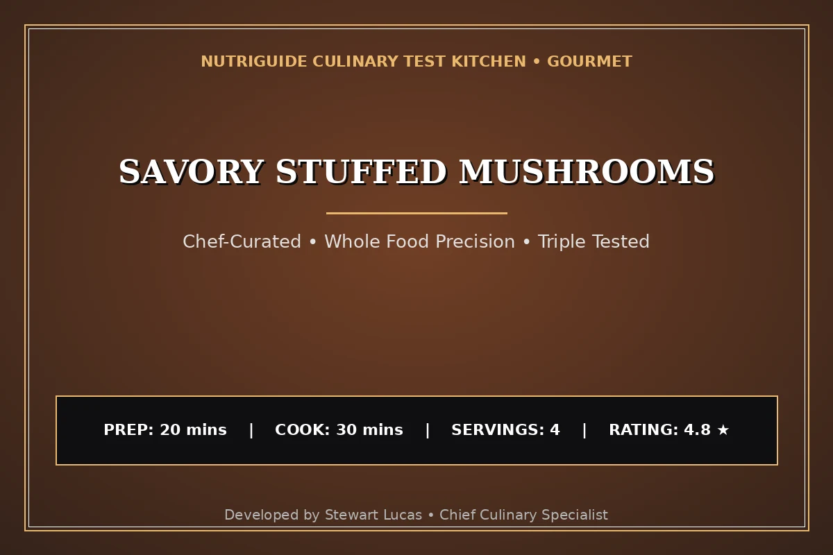Savory Stuffed Mushrooms