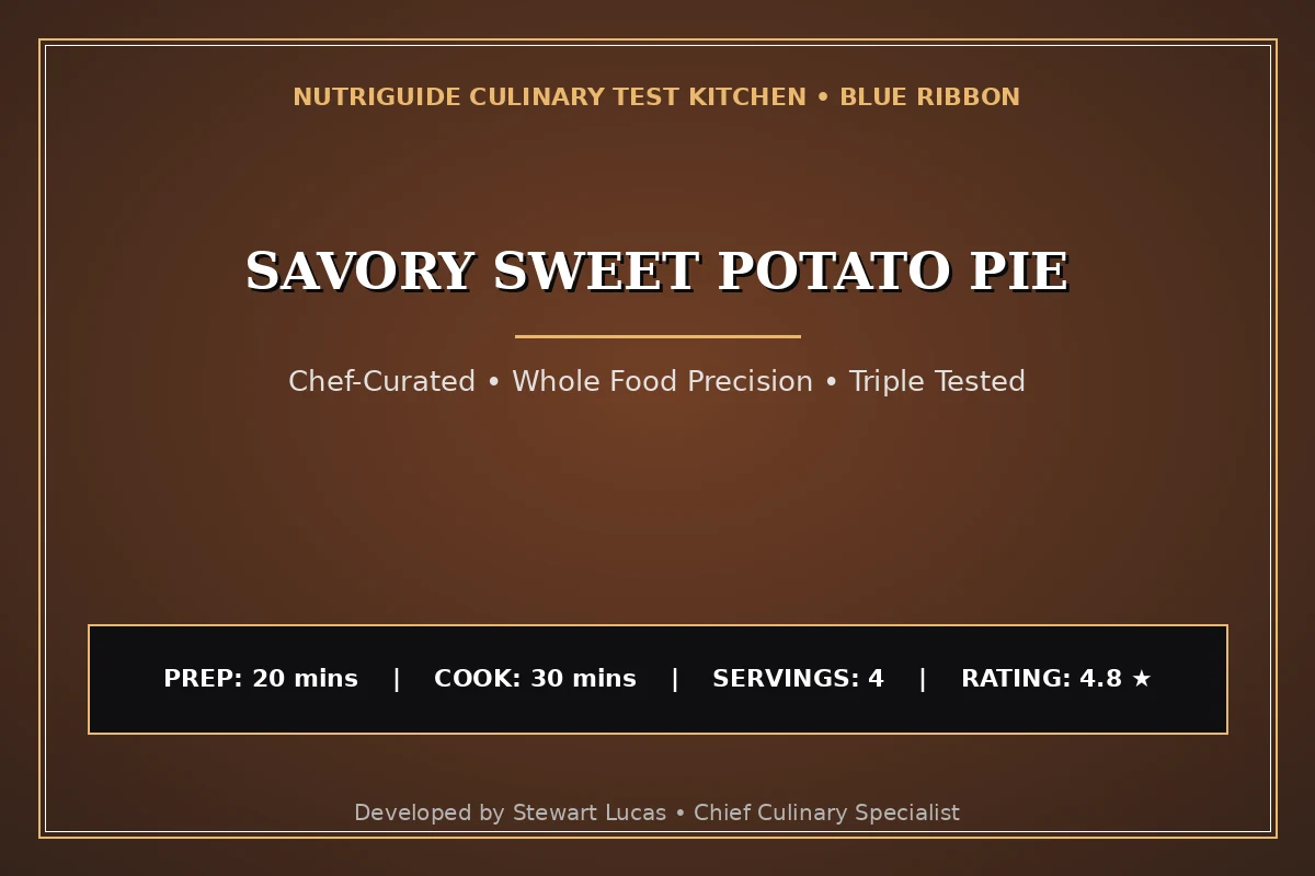 Savory Sweet Potato Pie