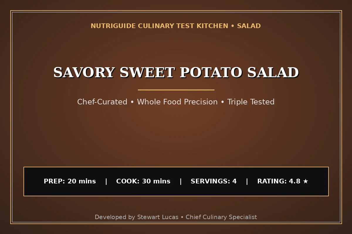 Savory Sweet Potato Salad