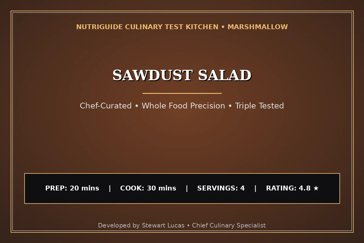Sawdust Salad
