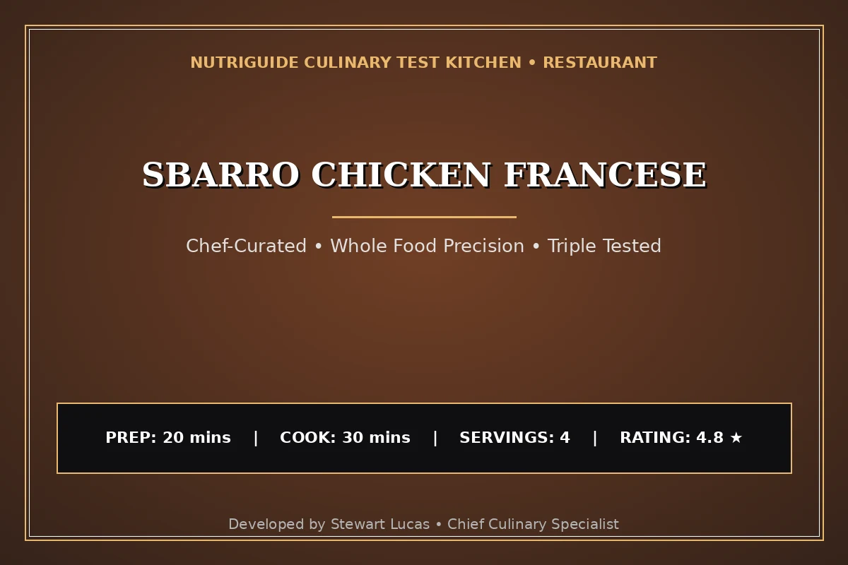 Sbarro Chicken Francese