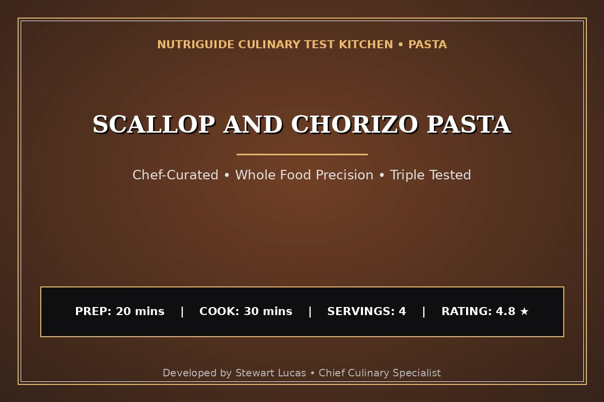 Scallop And Chorizo Pasta