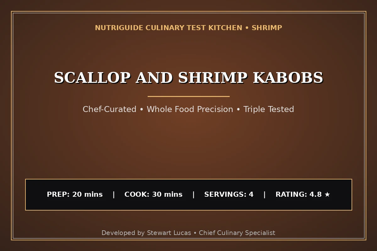 Scallop And Shrimp Kabobs