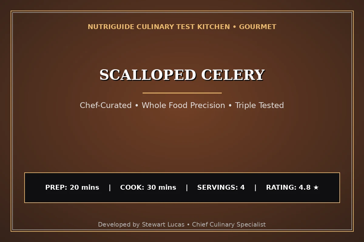 Scalloped Celery