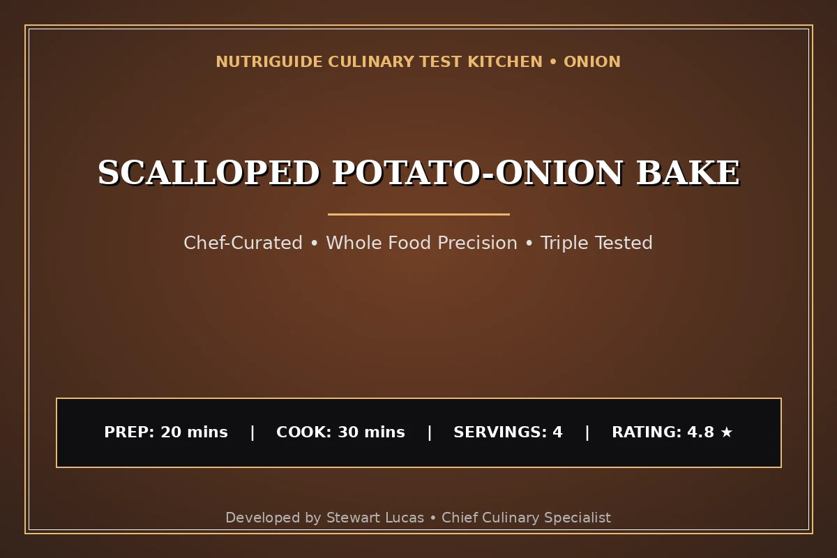 Scalloped Potato-Onion Bake