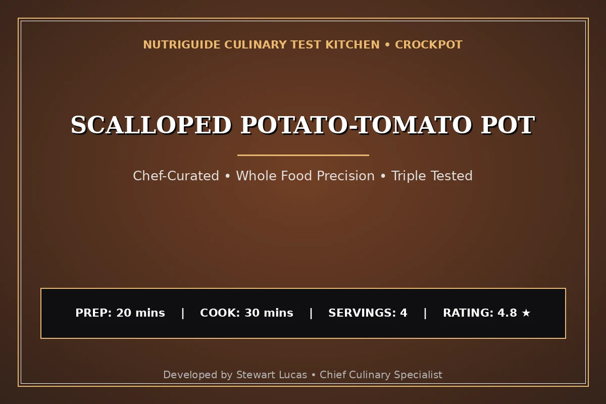 Scalloped Potato-Tomato Pot