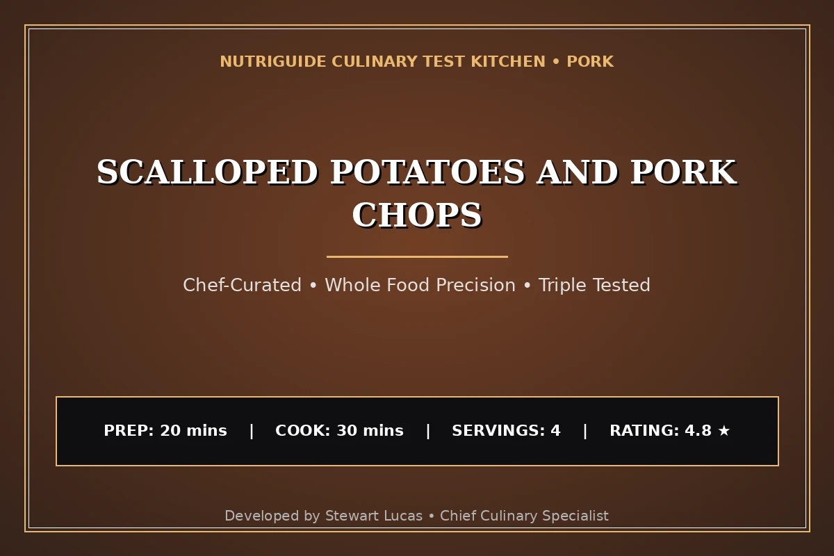 Scalloped Potatoes And Pork Chops