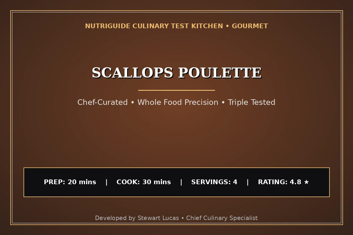 Scallops Poulette