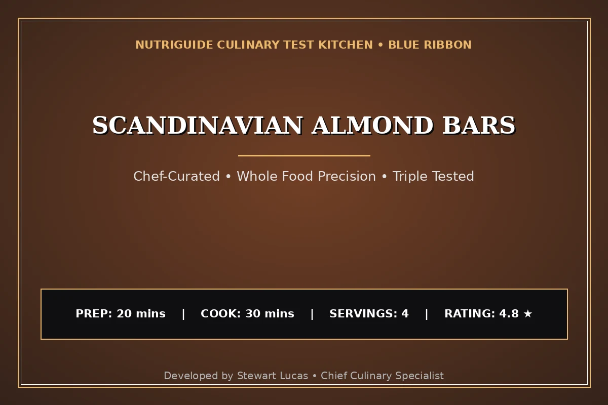 Scandinavian Almond Bars