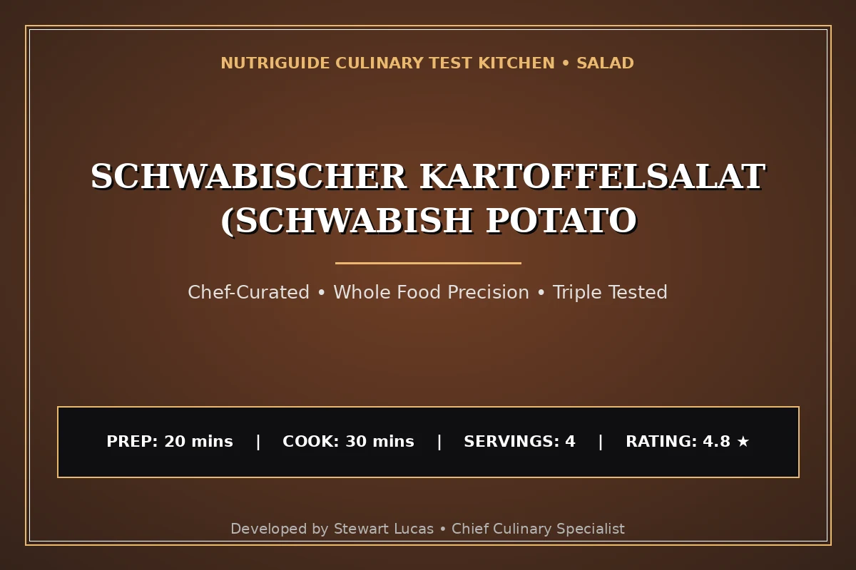Schwabischer Kartoffelsalat (Schwabish Potato