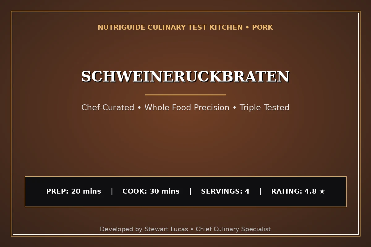 Schweineruckbraten