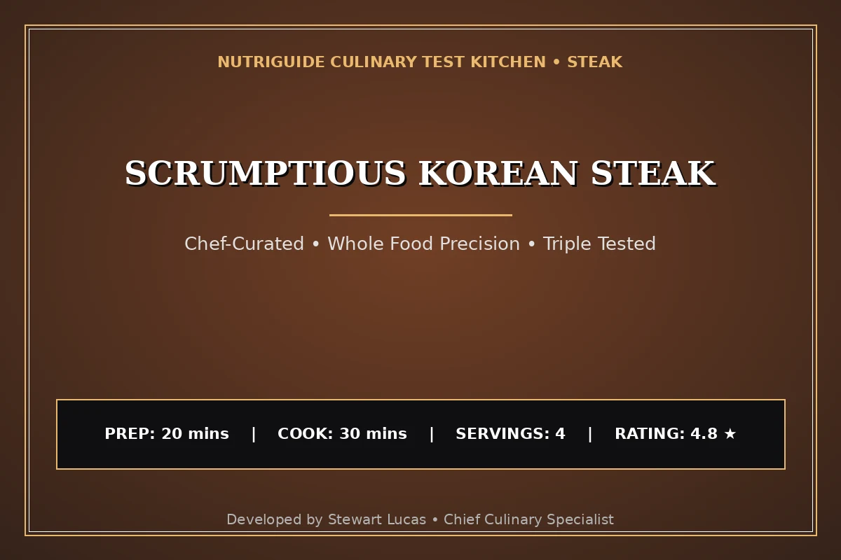 Scrumptious Korean Steak