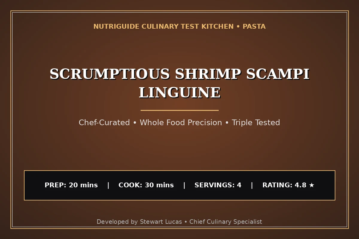 Scrumptious Shrimp Scampi Linguine